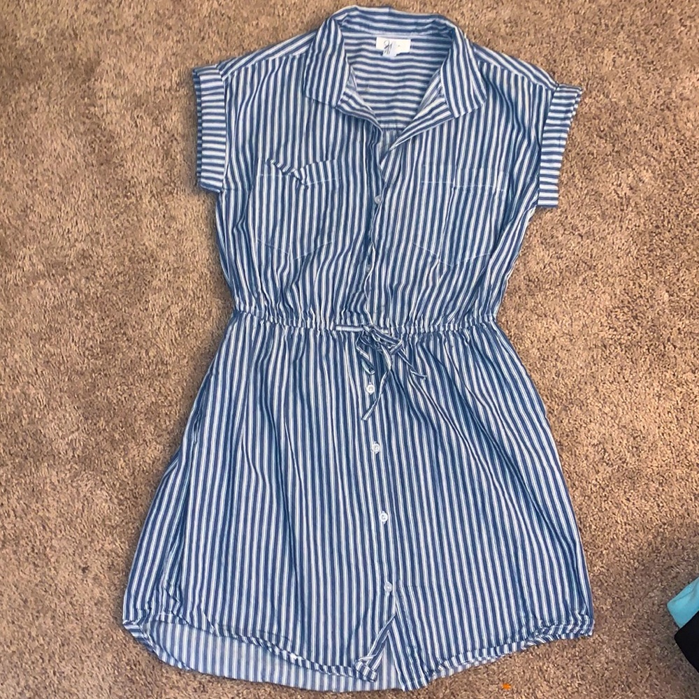 S Collared Mini Dress